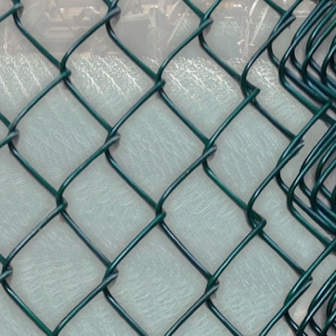 Galv. and PVC Coated Galvanized Chain Link Fence