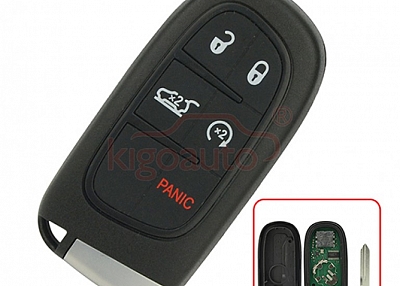 68141580 /GQ4-54T smart key 5 button 434Mhz 4A chip for Jeep Grand Cherokee 2015