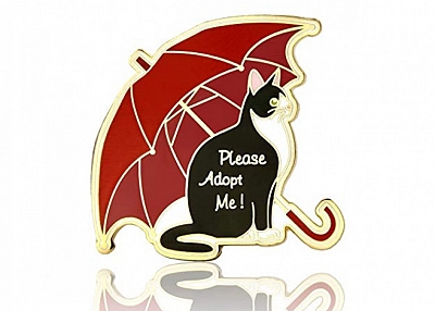 GS-JJ Black Cat Lapel Pin