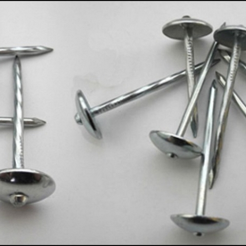 Stainless Steel Nails - SS Roofing Felt Nails with Umbrella Caps and Ring Shanks