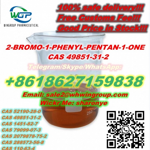 +8618627159838 Buy 2-BROMO-1-PHENYL-PENTAN-1-ONE CAS 49851-31-2 to Russia/Ukraine/USA/Australia