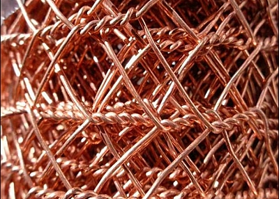 Copper Hexagonal Chicken Wire Mesh