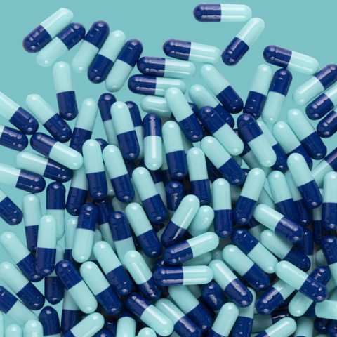 Customed Blue and green 00# 00#el 0# 0#el 1# 1#el 2# 3# 4# 5# Gelatin hollow capsule