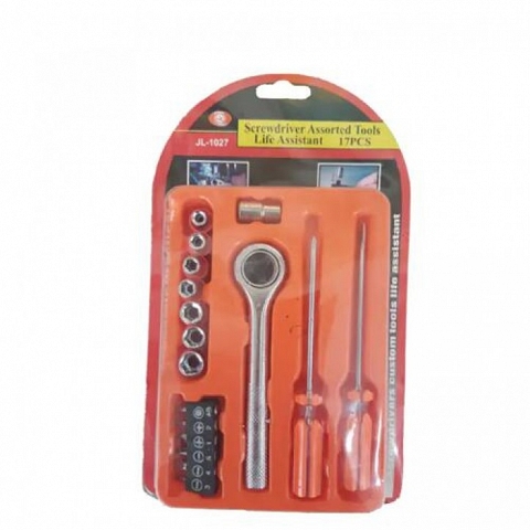 17PC home h handle combination tool