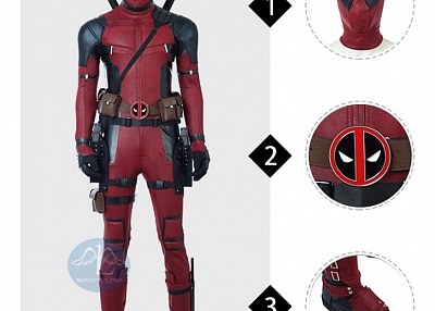 Deadpool 2 high quality cosplay costume outfits for adult Halloween costumes manluyunxiao