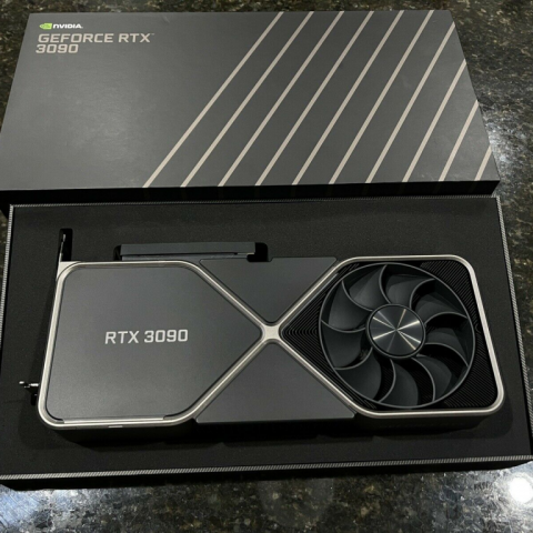 New in Stock  Nvidia GeForce RTX 3090 Founders Edition 24GB GDDR6 Graphics Card