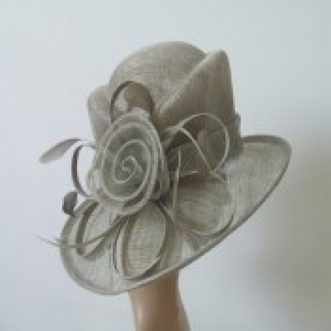 all kinds of hats, caps, fascinators and handbags