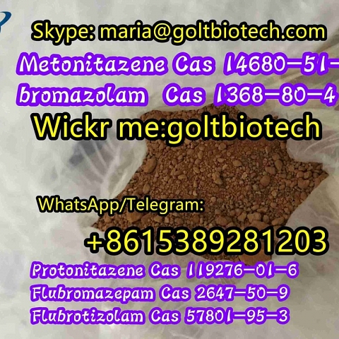 High quality Isotonitazene Protonitazene Cas 119276-01-6 Metonitazene Cas 14680-51- 100% 