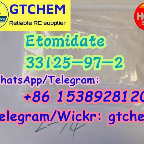 Research chemicals Etomidate powder for sale Cas 33125-97-2 strong effects supplier Telegram/Wickr: 