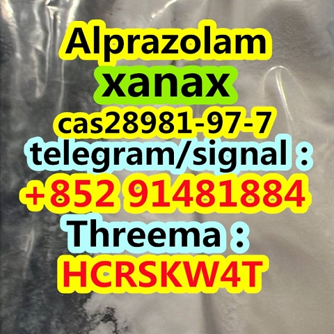 Alprazolam，xanax cas 28981-97-7