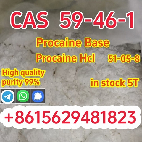 Procaine Powder CAS 59–46–1 Local Anesthesia with Stock APIs