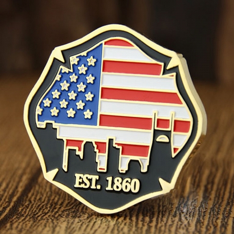 Custom Challenge Coins | Nashville Fire Department Challenge Coins