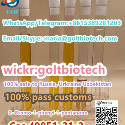 Russia storage bromovaleraphenon Cas 49851-31-2 100% safe to door Wickr:goltbiotech