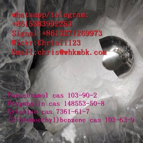 Email: chris@whkmbk Paracetamol cas 103-90-2 Pregabalin Xylazine cas 103-63-9