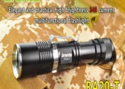 Super bright LED flashlight for outdoor use