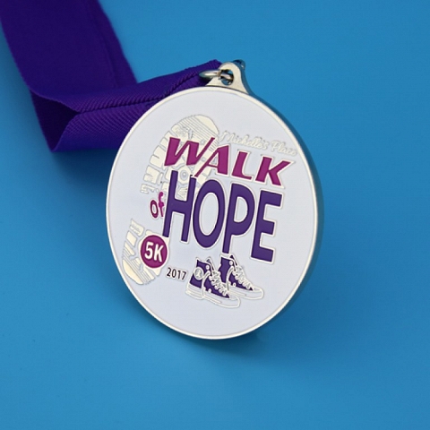 Walk of Hope 5K Race Medals