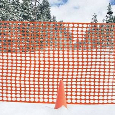 High Visible Orange Barrier Safety Temporary Fence