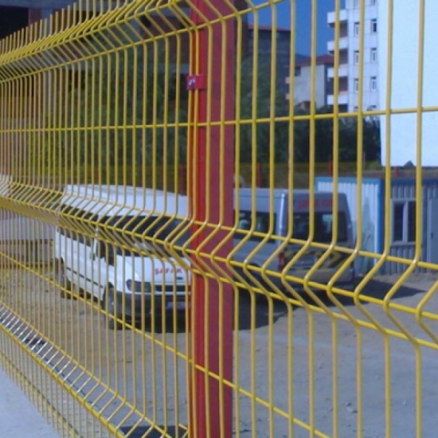 Triangular Bending Curvy 3D Welded Mesh Fence