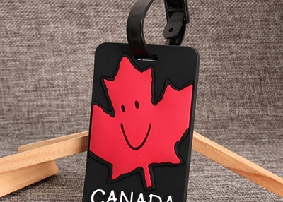 Canada Maple Leaf PVC Luggage Tag