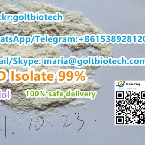 100% safe delivery Cannabidiol isolate 99% powder wholesalers Wickr:goltbiotech