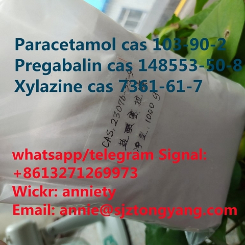 whatsapp: +8615383992253 Paracetamol cas 103-90-2 Pregabalin cas 148553-50-8 Xylazine cas 7361-61-7