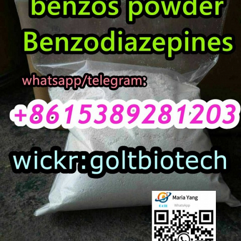 Top sale benzos bromazolam powder for sale China wholesaler Wickr:goltbiotech