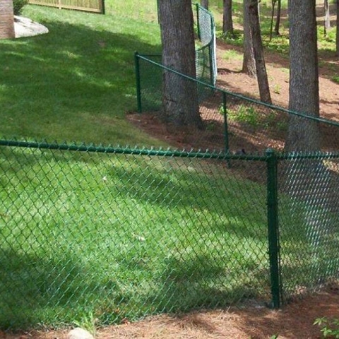 Green Chain Link Fence Fabric