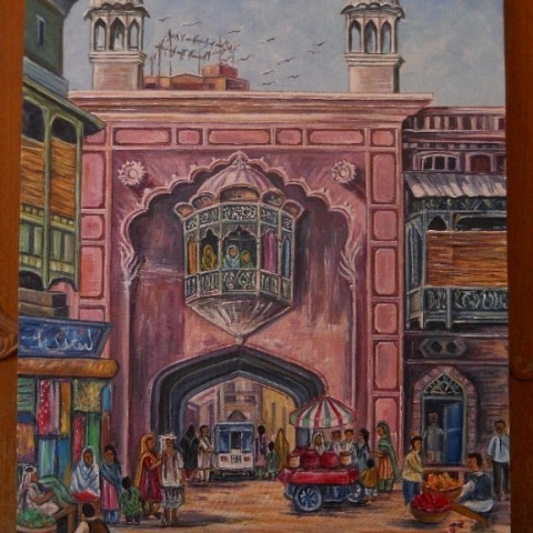 Old Lahore Paintings at The Art Lahore