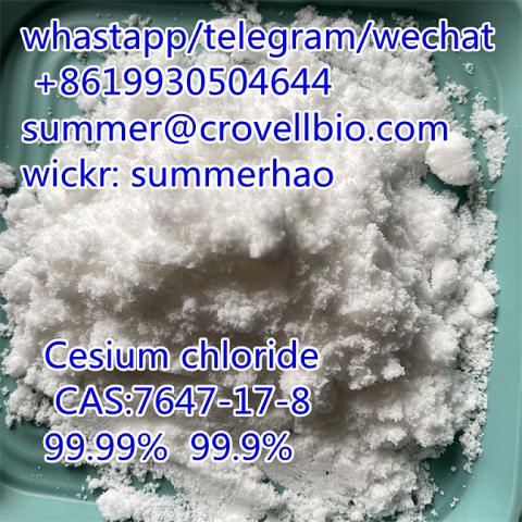 Cesium chloride (CsCl) 99.9% 99.99%  (summer@crovellbio.com) supplier in China+8619930504644