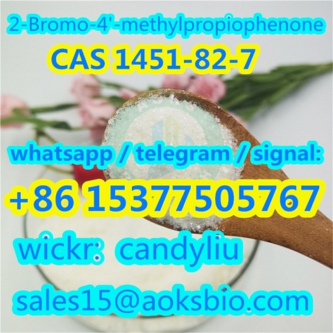 cas 1451-82-7 2 bromo 4 methylpropiophenone BROMO for sale, sales15@aoksbio.com