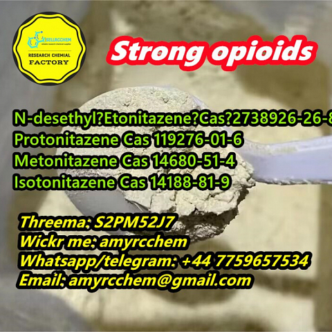 Protonitazene Metonitazene N-desethyl Etonitazene Cas 2738926-26-8 supplier +44 7759657534