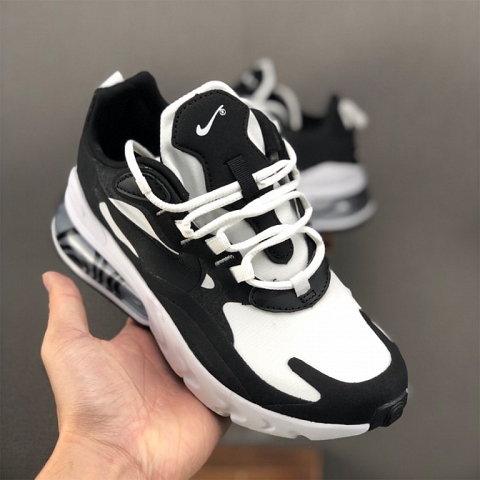 Nike Air Max 270 React in Black For Women/Men nike shoes with arch support