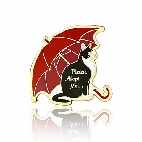 GS-JJ Black Cat Lapel Pin