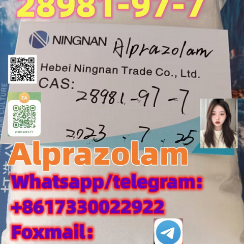 cas 28981-97-7  Alprazolam superior quality Pharmaceutical intermediate