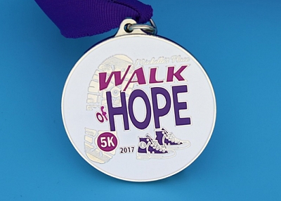 Walk of Hope 5K Race Medals