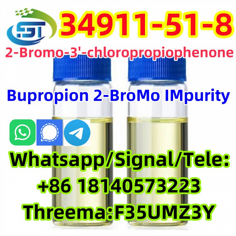 CAS 34911-51-8 2-Bromo-3'-chloropropiophen good quality  safety shipping