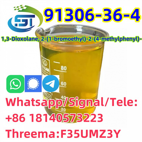 CAS 91306-36-4 Chemical Raw Material 2-(1-bromoethyl)-2-(p-tolyl)-1,3-dioxolane Yellow