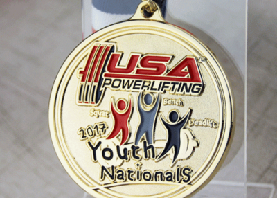 Custom Gold Medals for Sports- Power Lifting