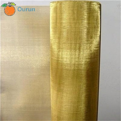 Square Brass Woven Wire Mesh