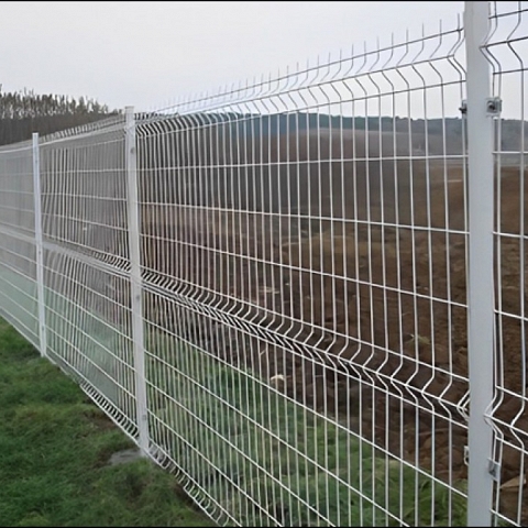 Curved Welded Wire Mesh Fence