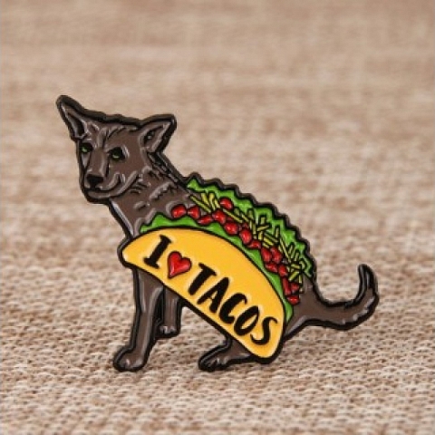 I Love Tacos Lapel Pins