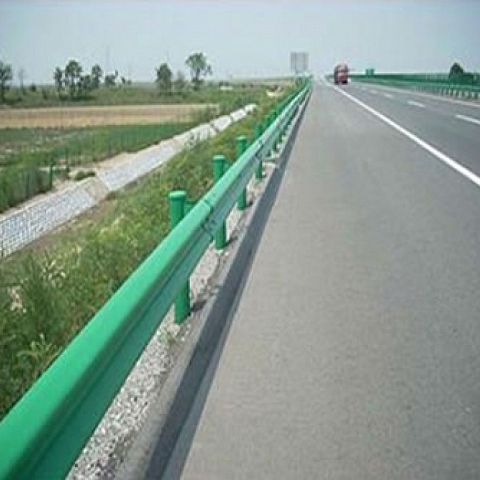 Plastic Coated Highway Guardrail Barrier