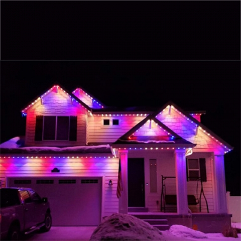 The design of Christmas lights