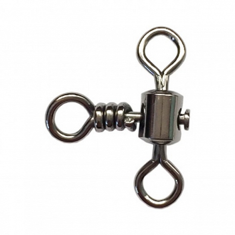 Cross-line rolling swivel fishing swivel