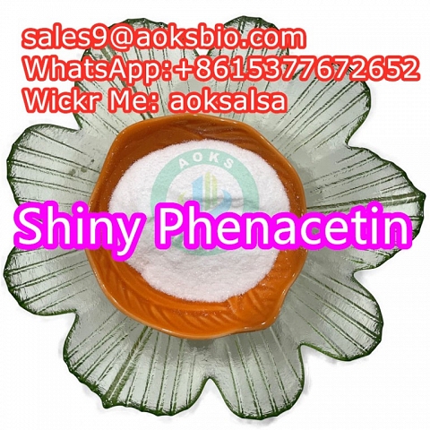 Shiny phenacetin powder cas 62-44-2 phenacetin China supplier best price