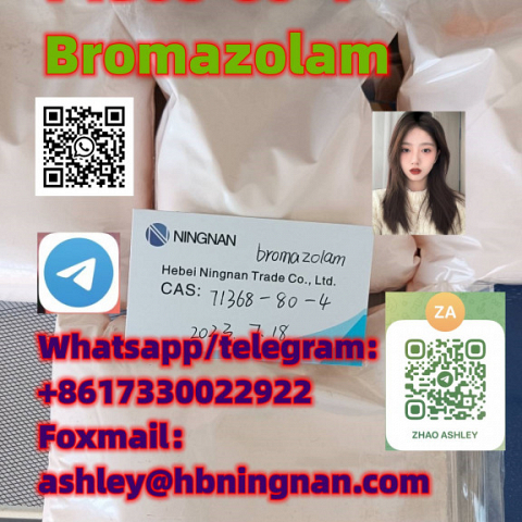 cas  71368-80-4 Bromazolam superior quality Pharmaceutical intermediate