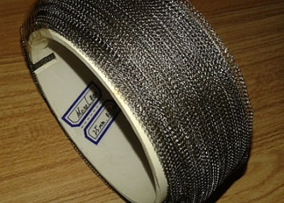 EMI/RFI shielding tape knitted wire mesh