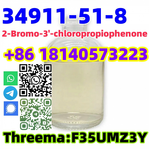 Buy Manufacturer High Quality CAS 34911-51-8 2-Bromo-3'-chloropropiophen with Safe Delivery