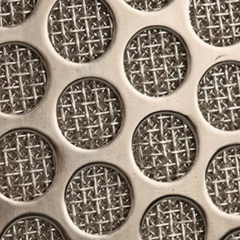 Sintered Mesh With Perforated Metal