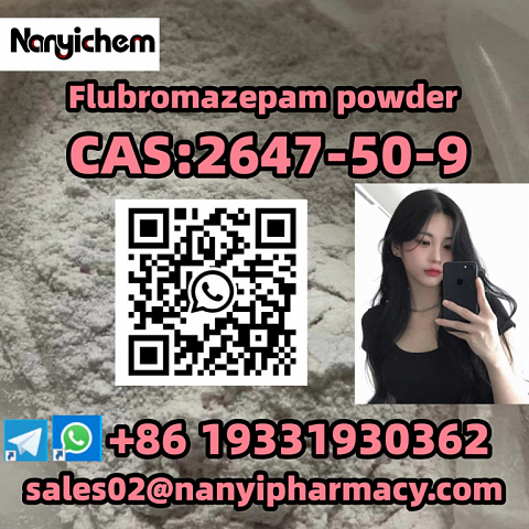 CAS 2647-50-9   Flubromazepam powder